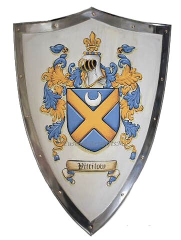 Coat of Arms painting- Vittitow family crest